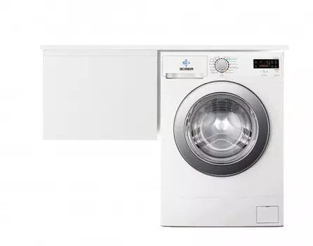 Тумба с раковиной Эстет Dallas Luxe 110х48 подвесная 1 ящ. L под стиральную машину