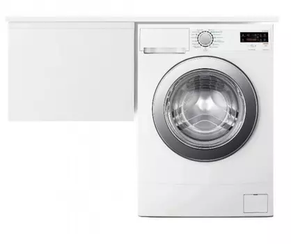 Тумба с раковиной Эстет Dallas Luxe 120х48 подвесная 1 ящ. L, под стиральную машину