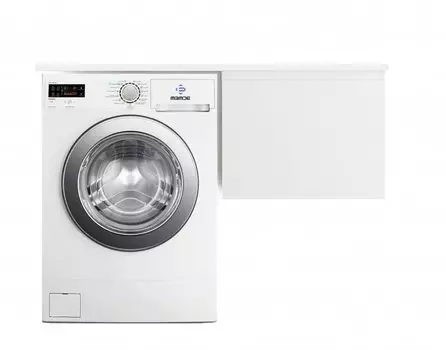 Тумба с раковиной Эстет Dallas Luxe 130х48 подвесная 1 ящ. R под стиральную машину