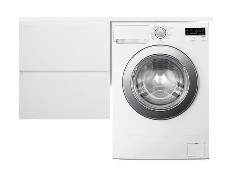 Тумба с раковиной Эстет Dallas Luxe 150 см подвесная L 2 ящика