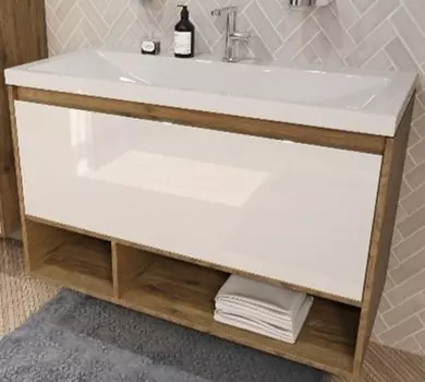 Тумба с раковиной Эстет Monaco 100х48 1 ящика, ниша