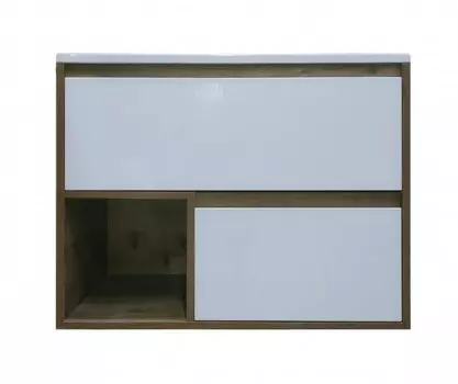 Тумба с раковиной Эстет Monaco 80х48 2 ящика, ниша