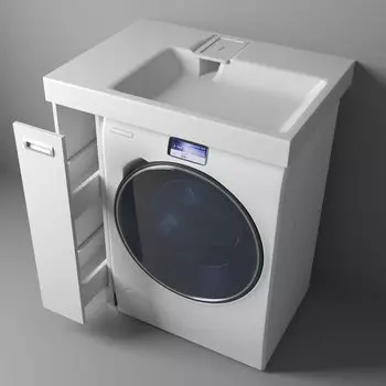 Тумба с раковиной Эстет Riga Luxe ФР-00009660 80х57 (ящик) L