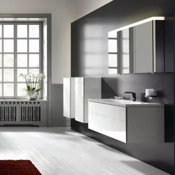 Тумба с раковиной Keuco Royal Reflex.2 81 см белая