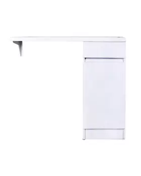 Тумба с раковиной Orange Sistema 100 см STK-40TUW+RAR напольная правая, с корзиной для белья, белая