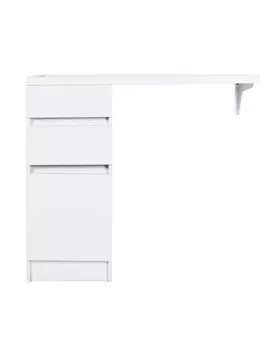 Тумба с раковиной Orange Sistema 100 см ST-40TUW+RAL напольная левая, белая