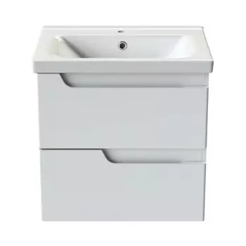 Тумба с раковиной Orange Topline-Milano TP-M65-02 65 см, подвесная, белая