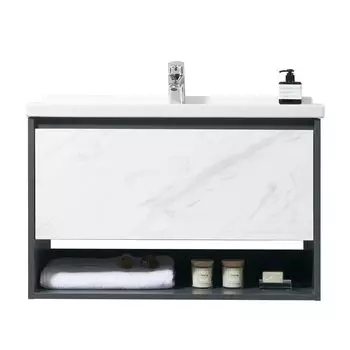 Тумба с раковиной Orans 60 см BC-0903-600 серый, белый