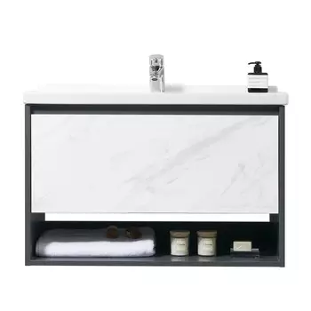 Тумба с раковиной Orans 80 см BC-0903-800 серый, белый