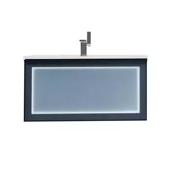 Тумба с раковиной Orans 9013800 80 см Matt deep ocean