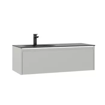 Тумба с раковиной ORKA Lisbon 110 см 5001435 подвесная, кашемировый матовый