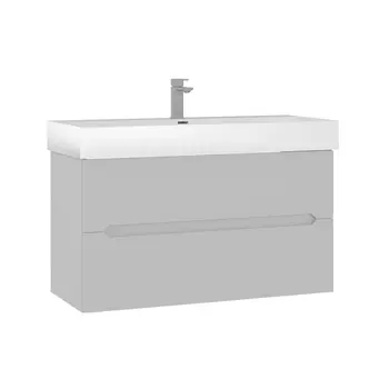 Тумба с раковиной ORKA Malta 100 см 5001480 подвесная, кашемировый матовый