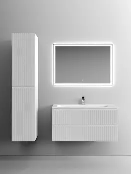 Тумба с раковиной Sancos Snob T SNT100W 100 см подвесная, Bianco