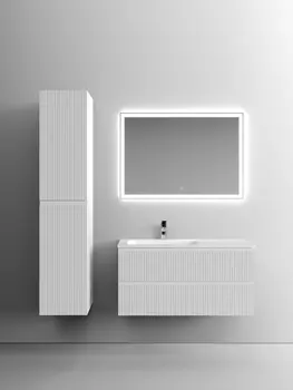 Тумба с раковиной Sancos Snob T SNT100LW 100 см подвесная, Bianco