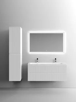 Тумба с раковиной Sancos Snob T SNT120W 120 см подвесная, Bianco