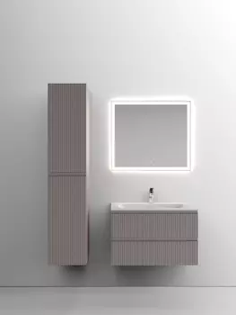 Тумба с раковиной Sancos Snob T SNT80SM 79 см подвесная, Doha Soft