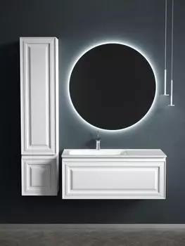 Тумба с раковиной Sancos Very VR100LW 100 см подвесная, Bianco