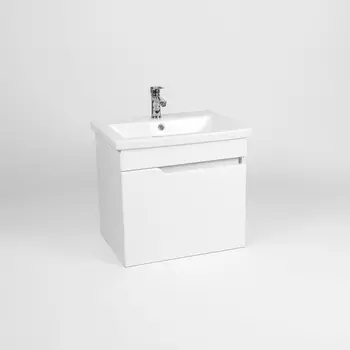 Тумба с раковиной Viant Куба 60 см белая