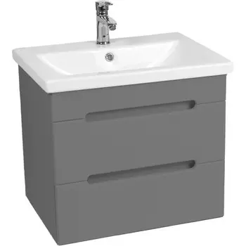 Тумба с раковиной Viant Марсель 70 см серая