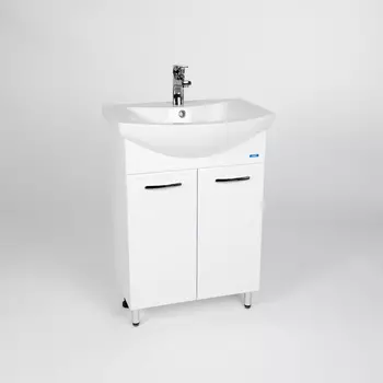 Тумба с раковиной Viant Милан 60 см белая