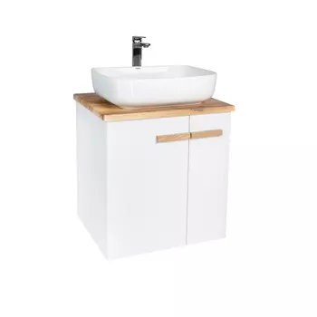 Тумба с раковиной Viant Мюнхен 70 см со столешницей, белая