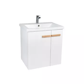 Тумба с раковиной Viant Мюнхен 80 см белая