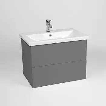 Тумба с раковиной Viant София 70 см серая