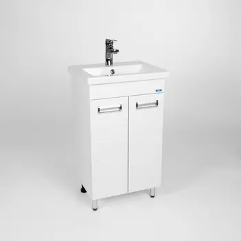 Тумба с раковиной Viant Вена 50 см белая