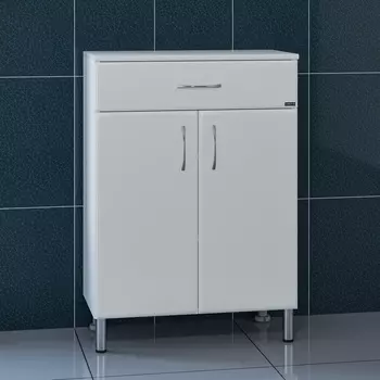 Тумба СанТа Стандарт 60х85 301007 напольная, белая