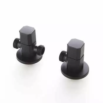 Угловой клапан Hansgrohe Flowstar 13950670 черный матовый