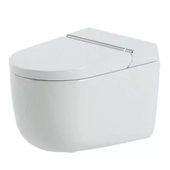 Умный подвесной Artceram Hype KHYV001 01 00 с крышкой биде и пультом управления, покрытие Saniglaze