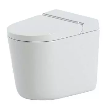 Унитаз напольный Artceram Hype KHYV002 05 00 с крышкой биде и пультом управления, матовый, покрытие Saniglaze