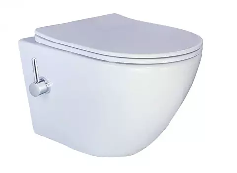 Унитаз-биде Esbano TERUEL-WBN с сиденьем микролифт, белый