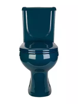 Унитаз-компакт Оскольская керамика Ирида 40325130402 зеленый, с крышкой