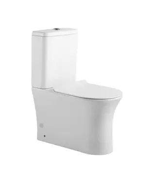 Унитаз-компакт Agger AT01000 безободковый, белый, с сиденьем микролифт