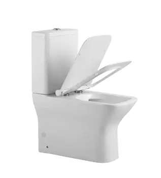 Унитаз-компакт Agger AT02000 безободковый, белый, с сиденьем микролифт