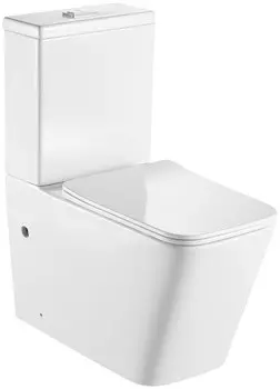 Унитаз-компакт Aquatek AQ1263-00 с бачком и крышкой микролифт 36 см, белый