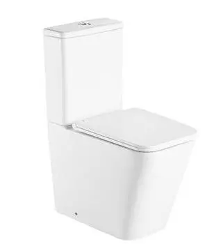 Унитаз-компакт CeramaLux 2171 с сиденьем микролифт, белый