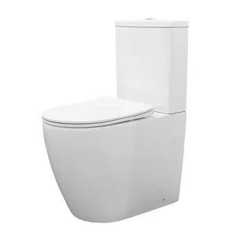 Унитаз-компакт Comforty CF41253S безободковый, с сиденьем микролифт, белый