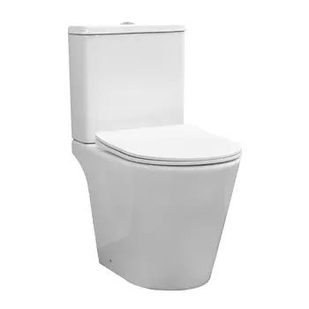 Унитаз-компакт Comforty CF41363C безободковый, с сиденьем микролифт, белый