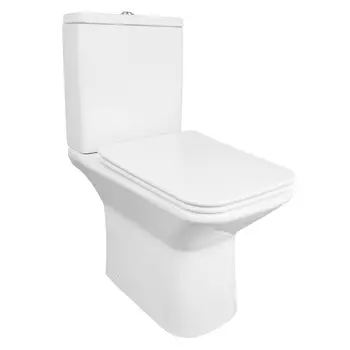 Унитаз-компакт напольный Azario Formal AZ-1353B безободковый, с крышкой микролифт, белый