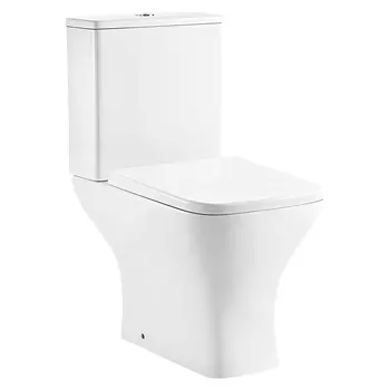 Унитаз-компакт напольный Azario Nigel AZ-55 безободковый, с крышкой микролифт, белый