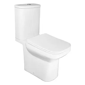 Унитаз-компакт напольный Azario Wandy AZ-56D безободковый, с крышкой микролифт, белый