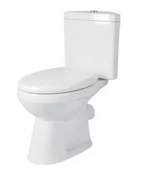 Унитаз-компакт напольный Creo Ceramique Project COMBO-PR1002 белый с сиденьем микролифт