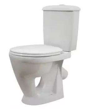 Унитаз-компакт Оскольская керамика Радуга тарельчатый с крышкой