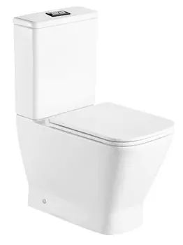Унитаз-компакт WeltWasser WW ROTBACH 011 GL-WT безободковый, с сиденьем микролифт, белый глянцевый