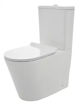 Унитаз напольный AQUAme AQM1001 безободковый, белый