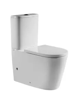 Унитаз напольный Arrow AB2231H безободковый, с сиденьем микролифт, белый