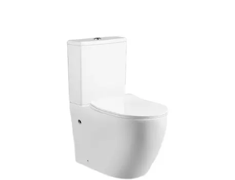 Унитаз напольный Ceruttispa Orlter CT9867 безободковый, с сиденьем микролифт, белый