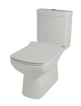 Унитаз напольный Creo Ceramique Tours TO1002N белый с сиденьем микролифт